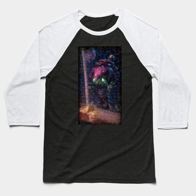 Amumu  Mosaic Portrait 9 Baseball T-Shirt by nowtfancy